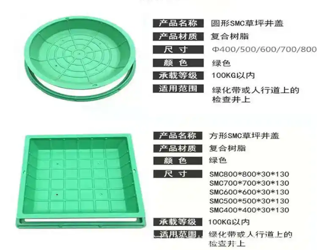 凤凰树脂复合种植井盖展示